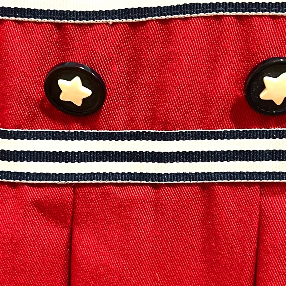 Vintage dress red navy white rare editions 12/14? - Picture 8 of 8